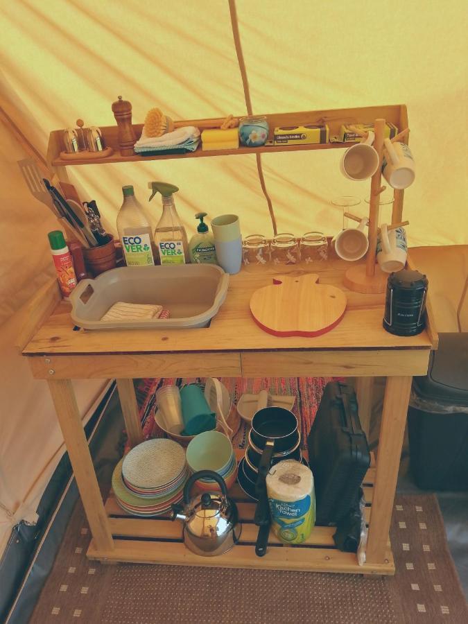 Coed Y Brenin Retreat - Bell Tent Glamping Near Aberaeron Ciliau-Aeron Exterior foto